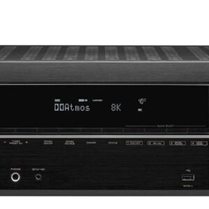 Denon AVR-X2800H - 7.2 Channel Dolby Atmos 8K & 3D Audio Experience AV Receiver