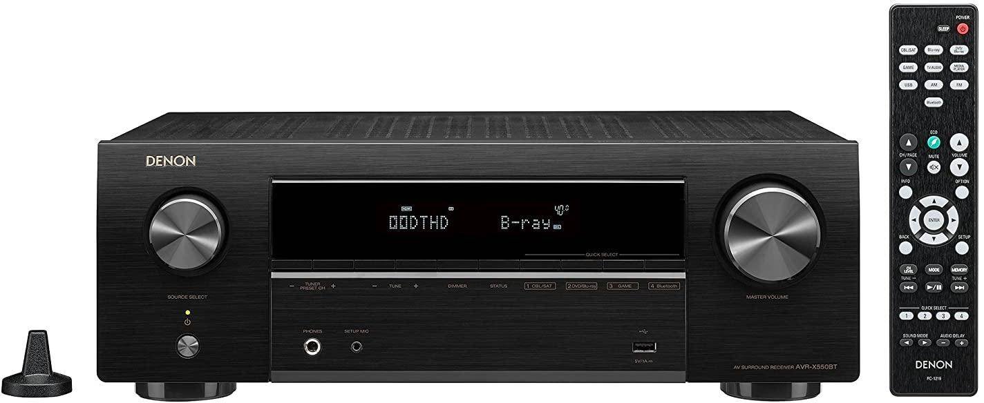 Denon AVR-X550BT 5.2ch AV Receiver